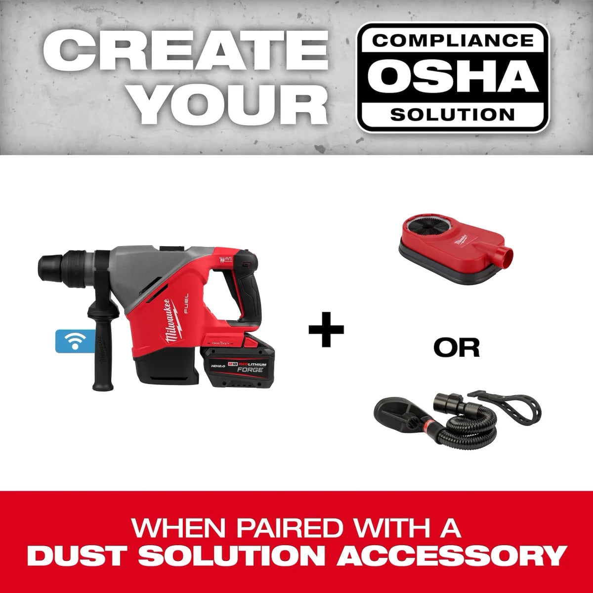 M18 FUEL 1-9/16” SDS MAX Rotary Hammer w/ONE-KEY Kit - AAA Industrial Supply