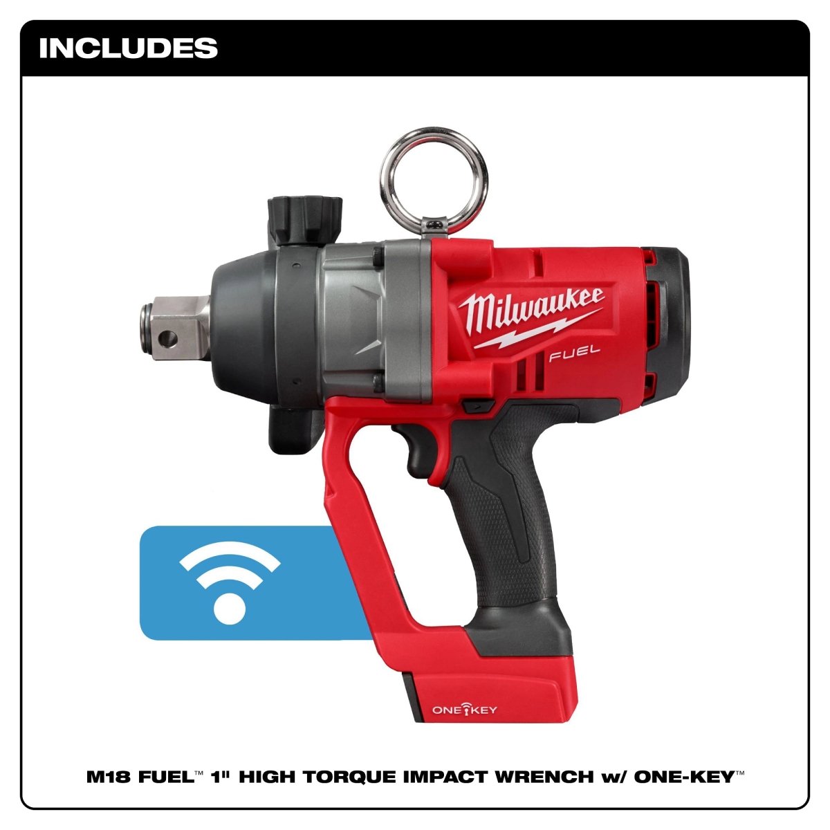 M18 FUEL™ 1" High Torque Impact Wrench w/ ONE - KEY™ - AAA Industrial Supply