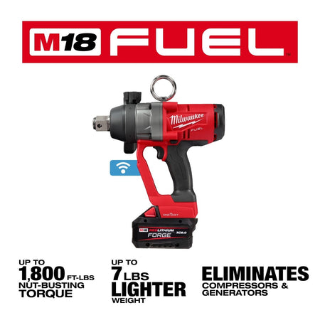 M18 FUEL™ 1" High Torque Impact Wrench w/ ONE - KEY™ Kit - AAA Industrial Supply