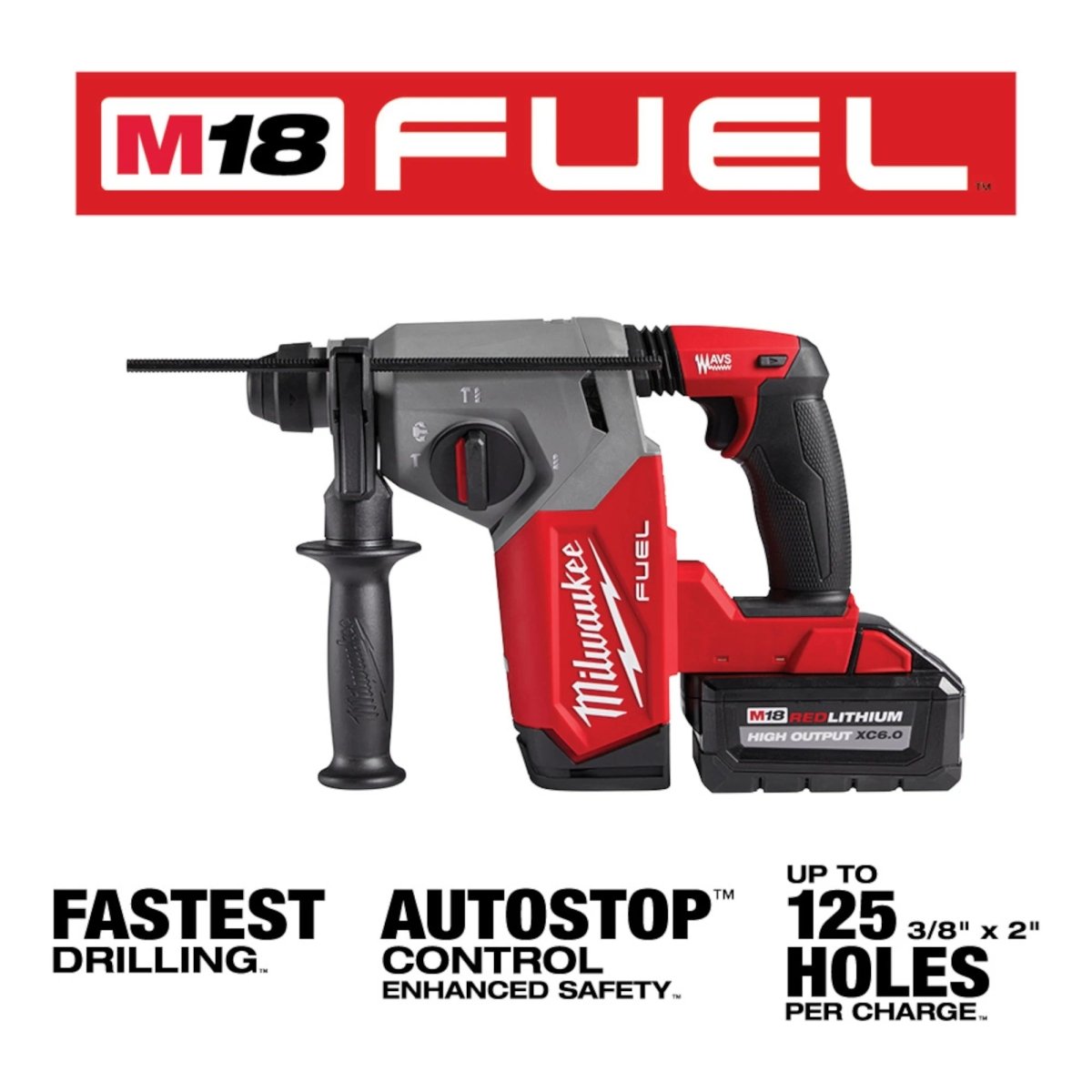 M18 FUEL™ 1" SDS Plus Rotary Hammer Kit - AAA Industrial Supply