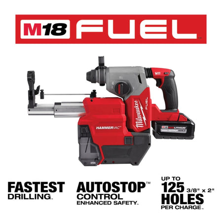 M18 FUEL™ 1” SDS Plus Rotary Hammer w/ Dust Extractor Kit - AAA Industrial Supply