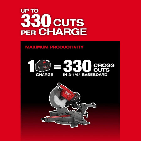M18 FUEL™ 12” Dual Bevel Sliding Compound Miter Saw – Tool Only - AAA Industrial Supply