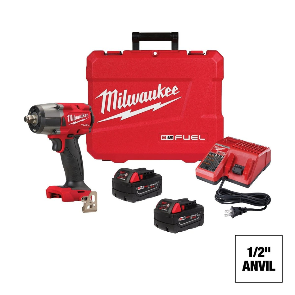 M18 FUEL™ 1/2 " Mid - Torque Impact Wrench w/ Friction Ring Kit - AAA Industrial Supply