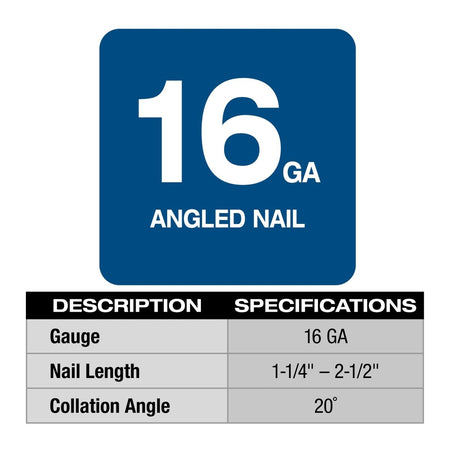M18 FUEL™ 16 Gauge Angled Finish Nailer - AAA Industrial Supply