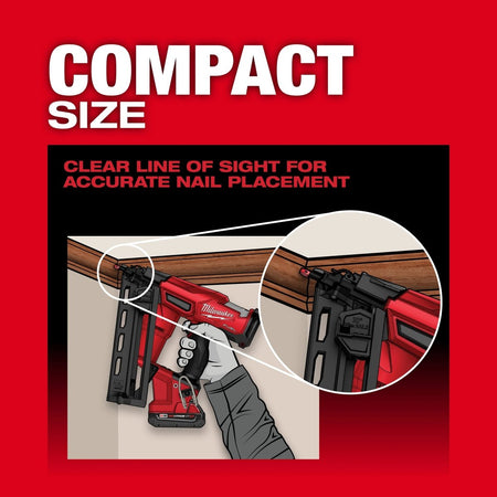 M18 FUEL™ 16 Gauge Angled Finish Nailer - AAA Industrial Supply
