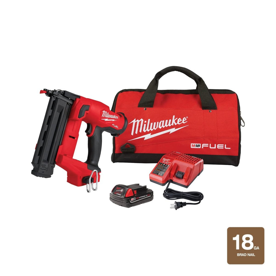 M18 FUEL™ 18 Gauge Brad Nailer Kit - AAA Industrial Supply