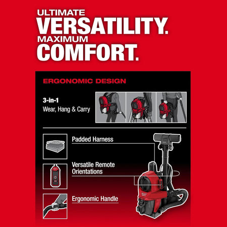M18 FUEL™ 3-in-1 Backpack Vacuum - AAA Industrial Supply