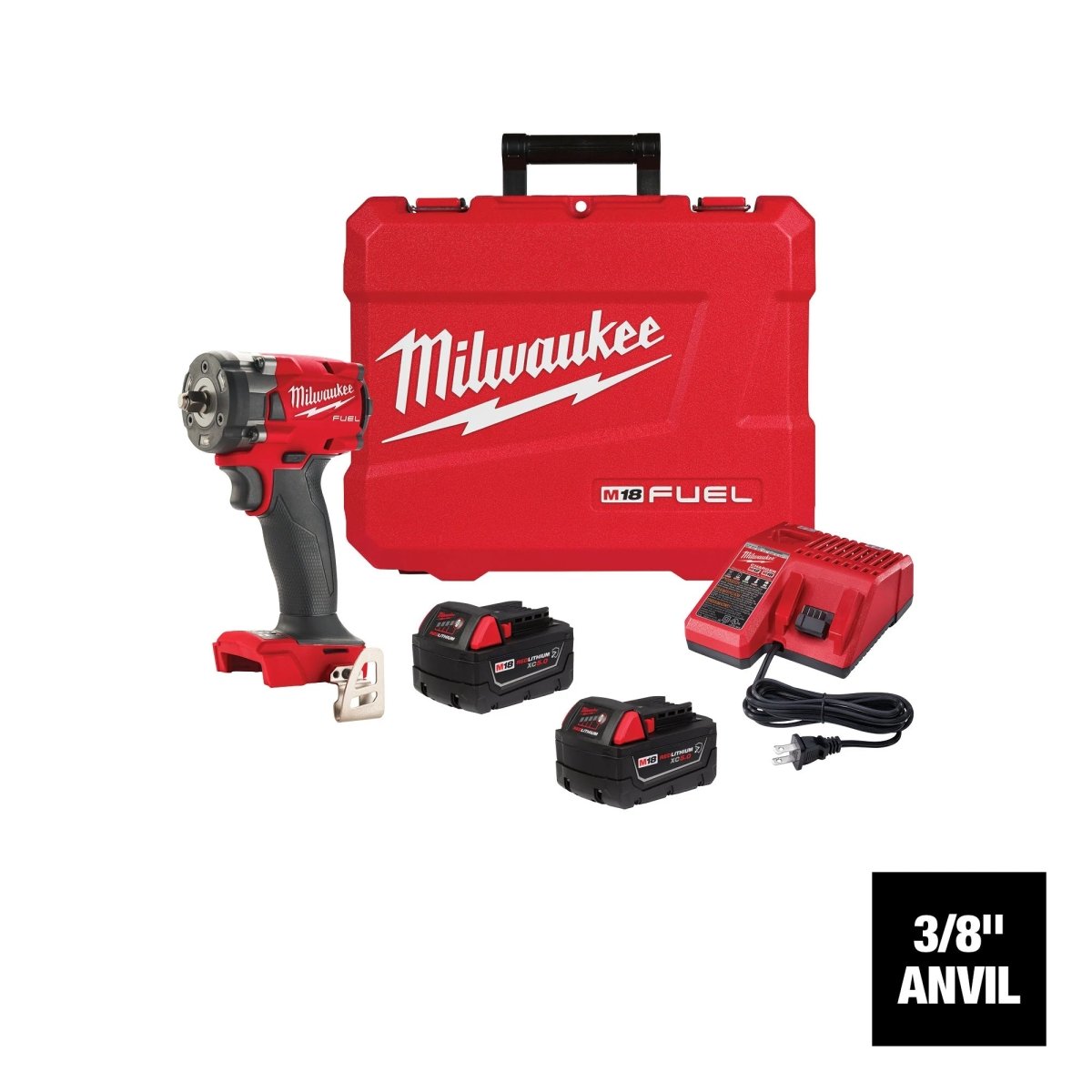 M18 FUEL™ 3/8 " Compact Impact Wrench w/ Friction Ring Kit - AAA Industrial Supply
