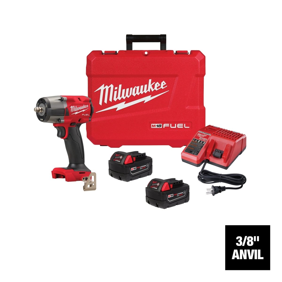 M18 FUEL™ 3/8 " Mid - Torque Impact Wrench w/ Friction Ring Kit - AAA Industrial Supply