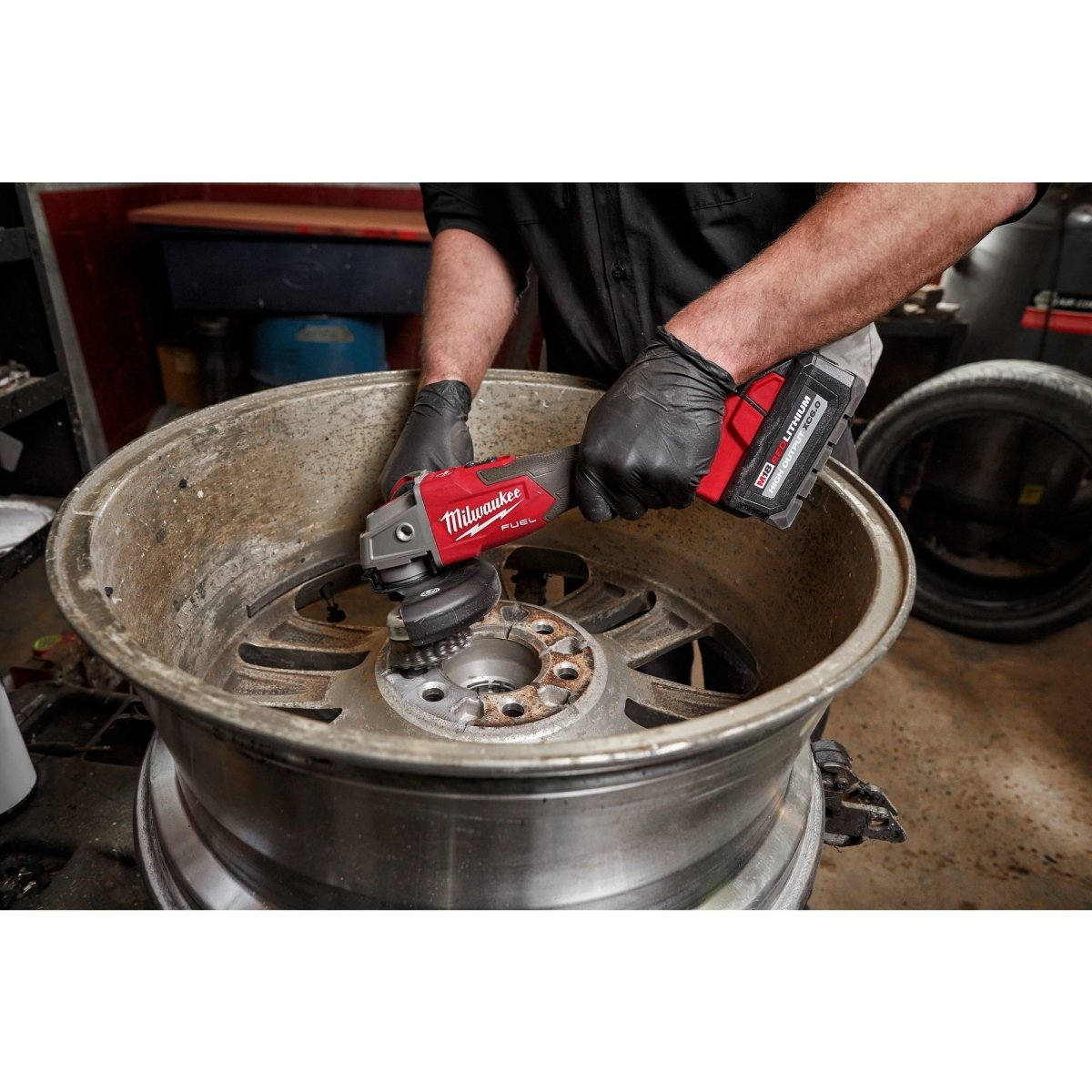 M18 FUEL™ 4 - 1/2" / 5" Variable Speed Braking Grinder, Slide Switch Lock - On - AAA Industrial Supply