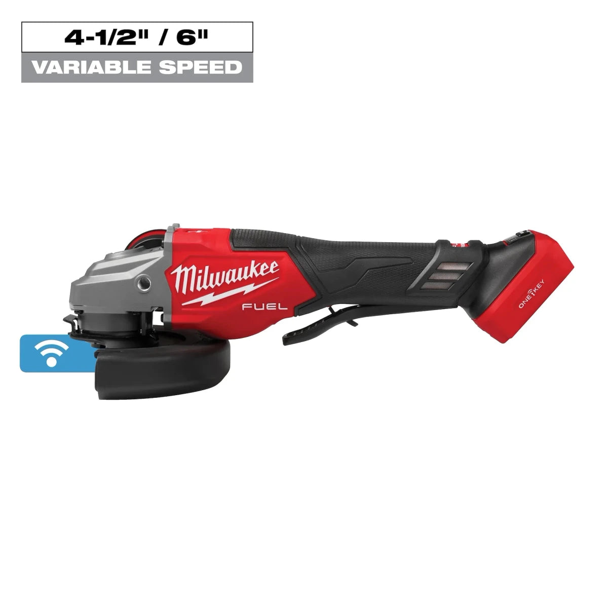 M18 FUEL™ 4-1/2"-6" Variable Speed Braking Grinder, Paddle Switch w/ ONE-KEY™ - AAA Industrial Supply