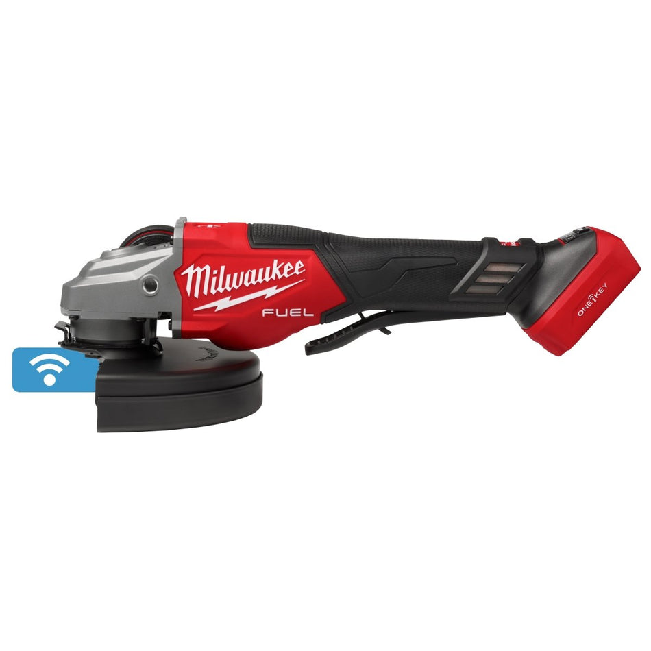 M18 FUEL™ 4 - 1/2" - 7" Variable Speed Braking Grinder, Paddle Switch w/ ONE - KEY™ - AAA Industrial Supply