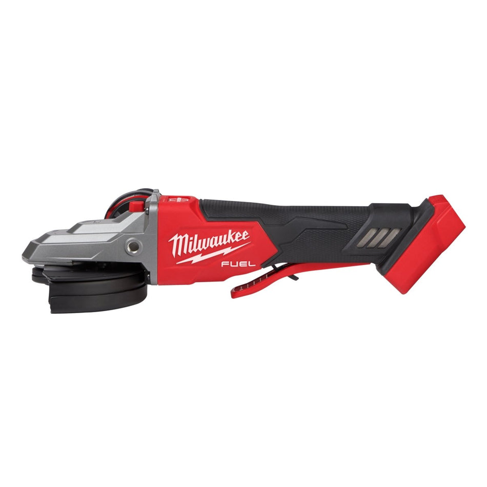 M18 FUEL™ 5" Flathead Braking Grinder, Paddle Switch No - Lock - AAA Industrial Supply