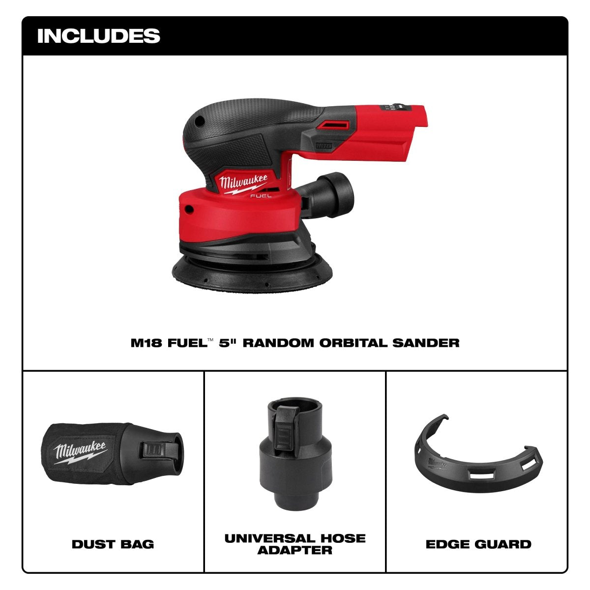 M18 FUEL™ 5" Random Orbital Sander - AAA Industrial Supply
