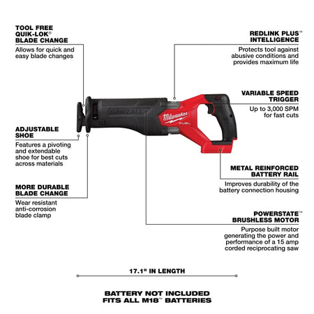 M18 FUEL™ 5 - Tool Combo Kit - AAA Industrial Supply