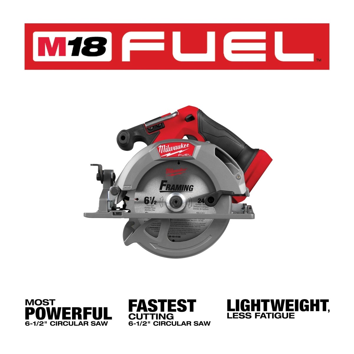 M18 FUEL™ 6 - 1/2" Circular Saw (Tool Only) - AAA Industrial Supply