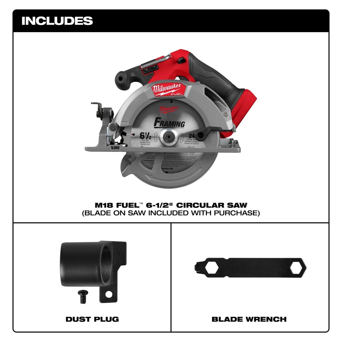 M18 FUEL™ 6 - 1/2" Circular Saw (Tool Only) - AAA Industrial Supply