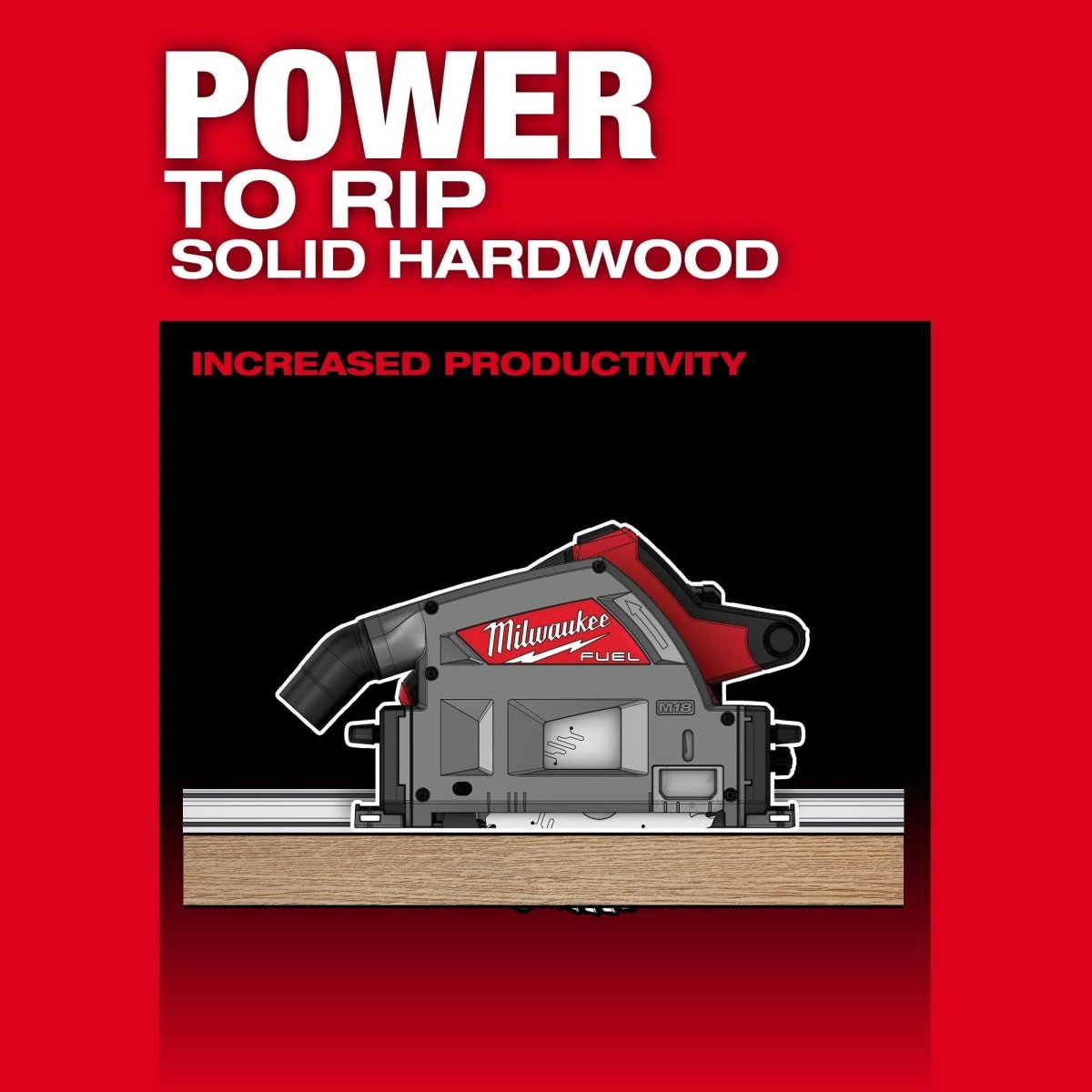 M18 FUEL™ 6 - 1/2” Plunge Track Saw - AAA Industrial Supply