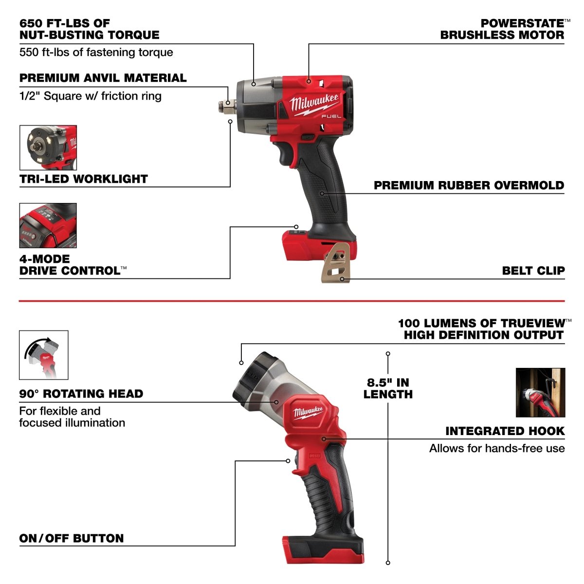 M18 FUEL™ 7 - Tool Combo Kit - AAA Industrial Supply
