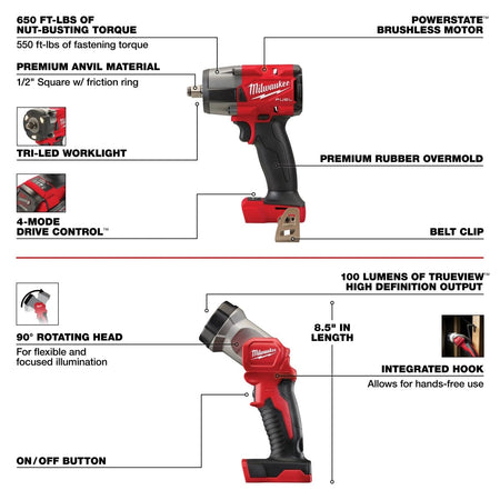 M18 FUEL™ 7 - Tool Combo Kit - AAA Industrial Supply