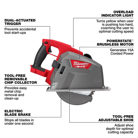 M18 FUEL™ 8" Metal Cutting Circular Saw - AAA Industrial Supply