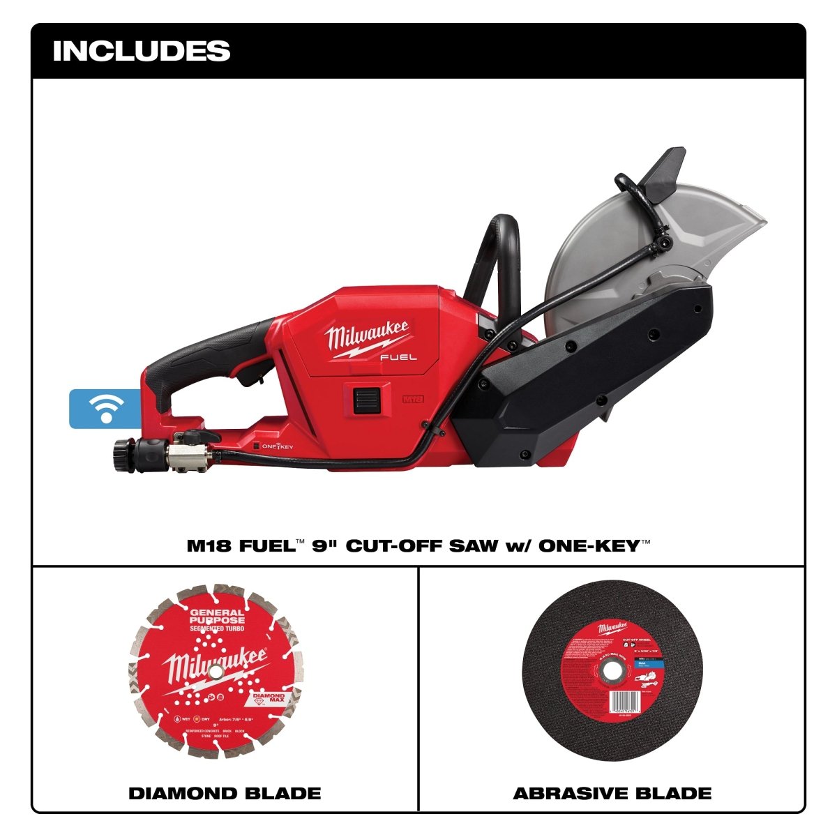 M18 FUEL™ 9" Cut - Off Saw w/ ONE - KEY™ - AAA Industrial Supply