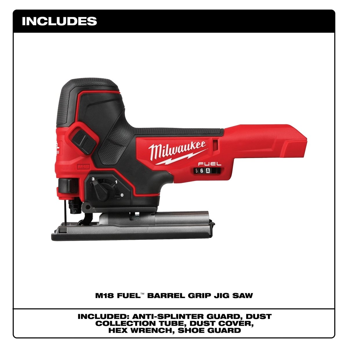 M18 FUEL™ Barrel Grip Jig Saw (Tool Only) - AAA Industrial Supply