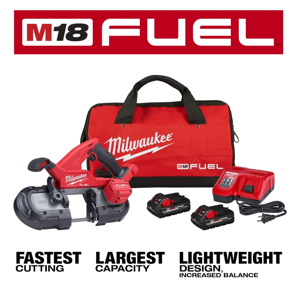 M18 FUEL™ Compact Band Saw Kit - AAA Industrial Supply