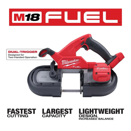 M18 FUEL™ Compact Dual-Trigger Band Saw (Tool-Only) - AAA Industrial Supply