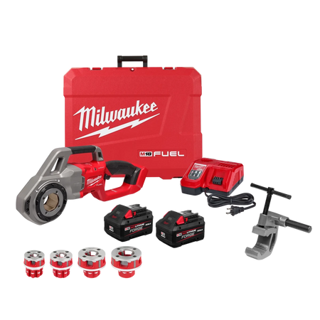 M18 FUEL™ Compact Pipe Threader w/ ONE-KEY™ w/ 1/2" - 1-1/4" Compact NPT Forged Aluminum Die Heads - AAA Industrial Supply