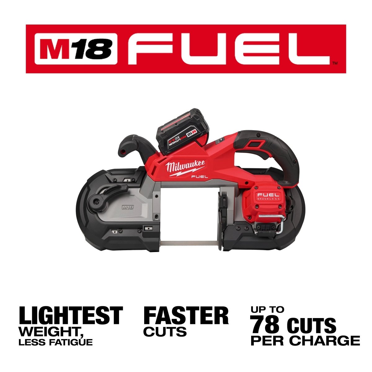 M18 FUEL™ Deep Cut Band Saw Kit - AAA Industrial Supply
