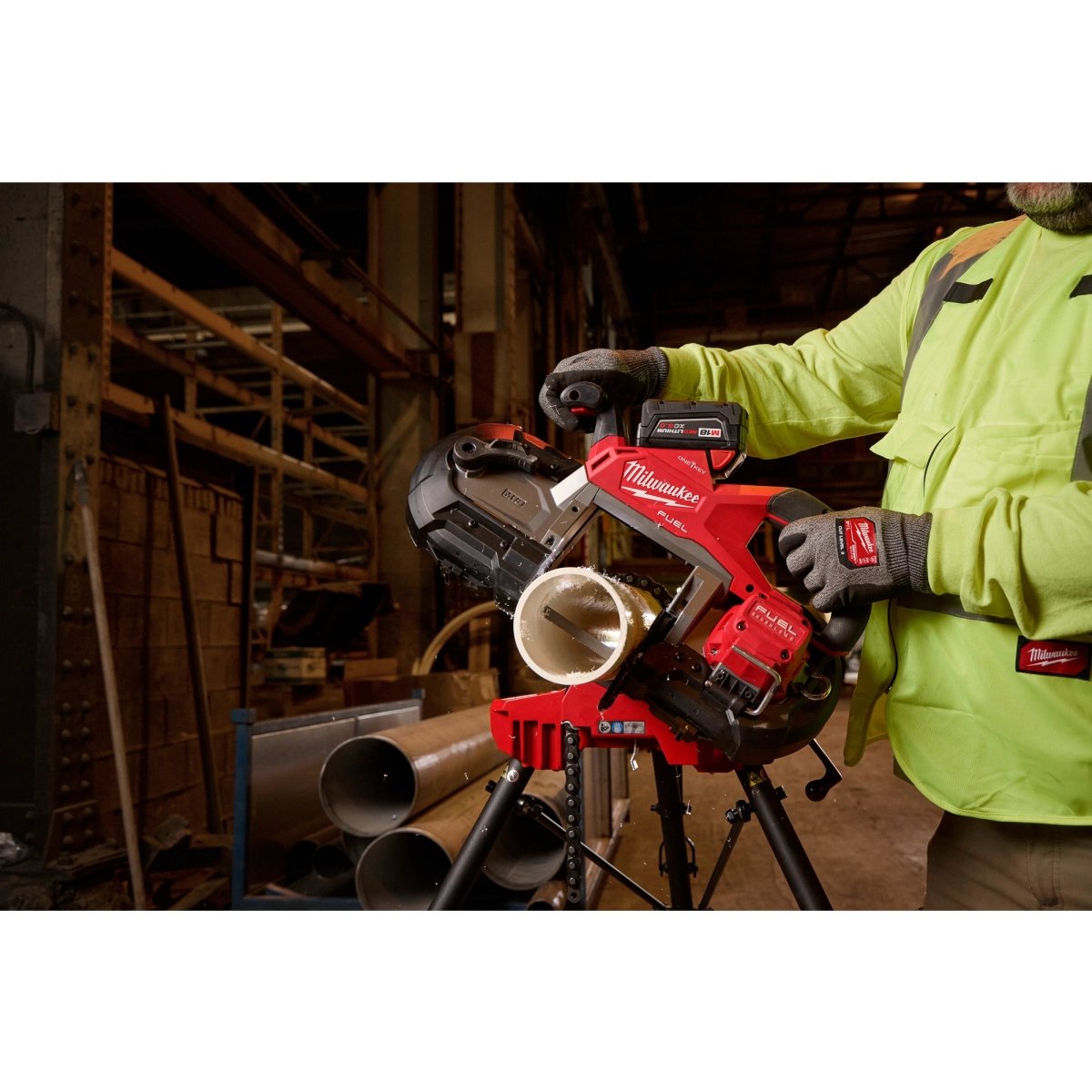 M18 FUEL™ Deep Cut Dual Trigger Band Saw w/ ONE - KEY™ - AAA Industrial Supply