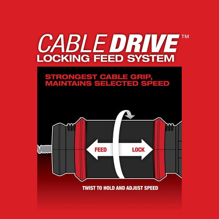 M18 FUEL™ Drain Snake w/ CABLE DRIVE™ with 5/16” Cable - AAA Industrial Supply