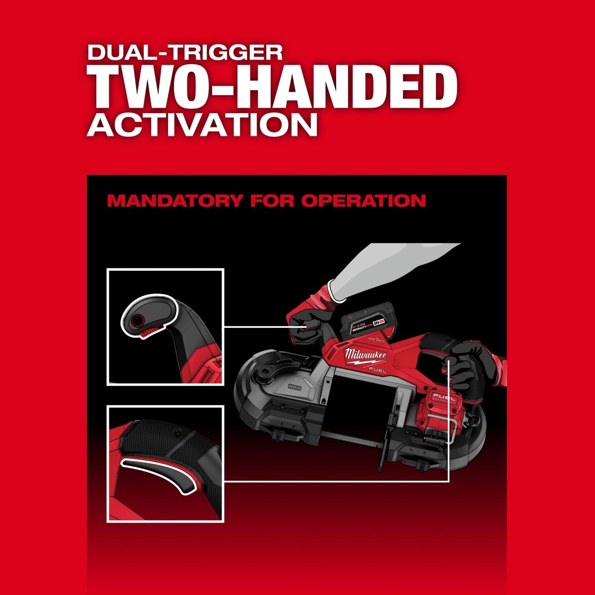 M18 FUEL™ Dual Trigger Deep Cut Band Saw Kit - AAA Industrial Supply