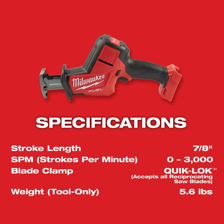 M18 FUEL™ Hackzall® - AAA Industrial Supply