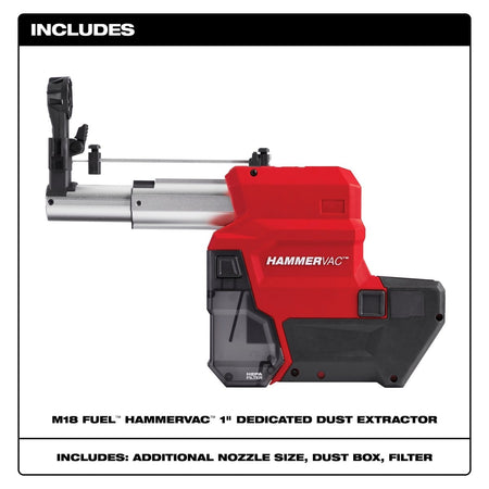 M18 FUEL™ HAMMERVAC™ 1" Dedicated Dust Extractor - AAA Industrial Supply