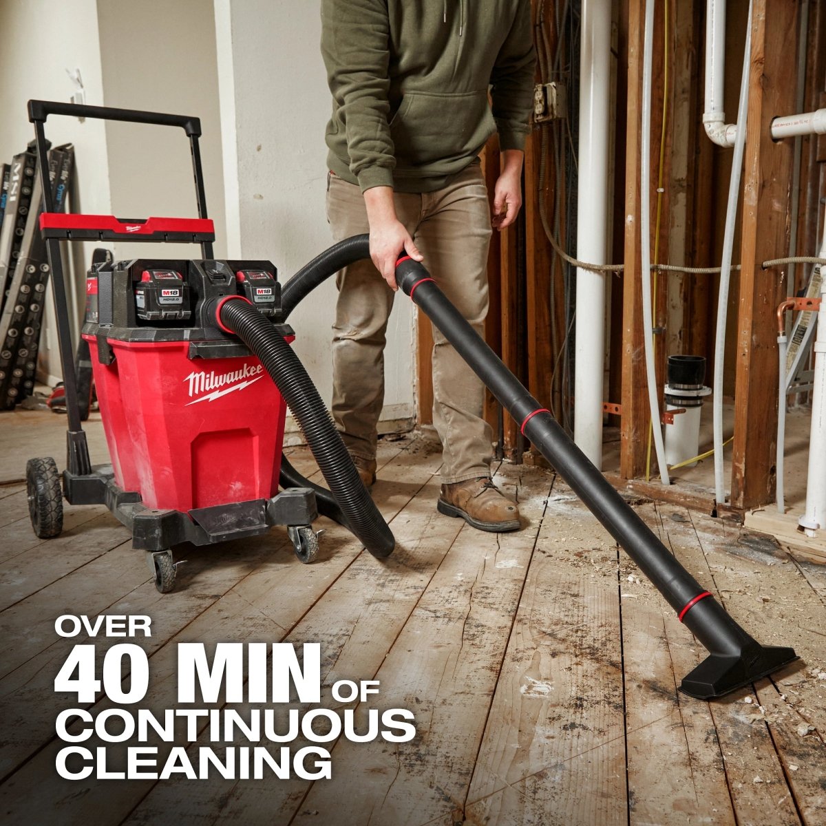 M18 FUEL™ NEXUS™ 12 Gallon Dual Battery Wet/Dry Vacuum Kit - AAA Industrial Supply