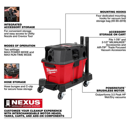 M18 FUEL™ NEXUS™ 6 Gallon Wet/Dry Vacuum - AAA Industrial Supply