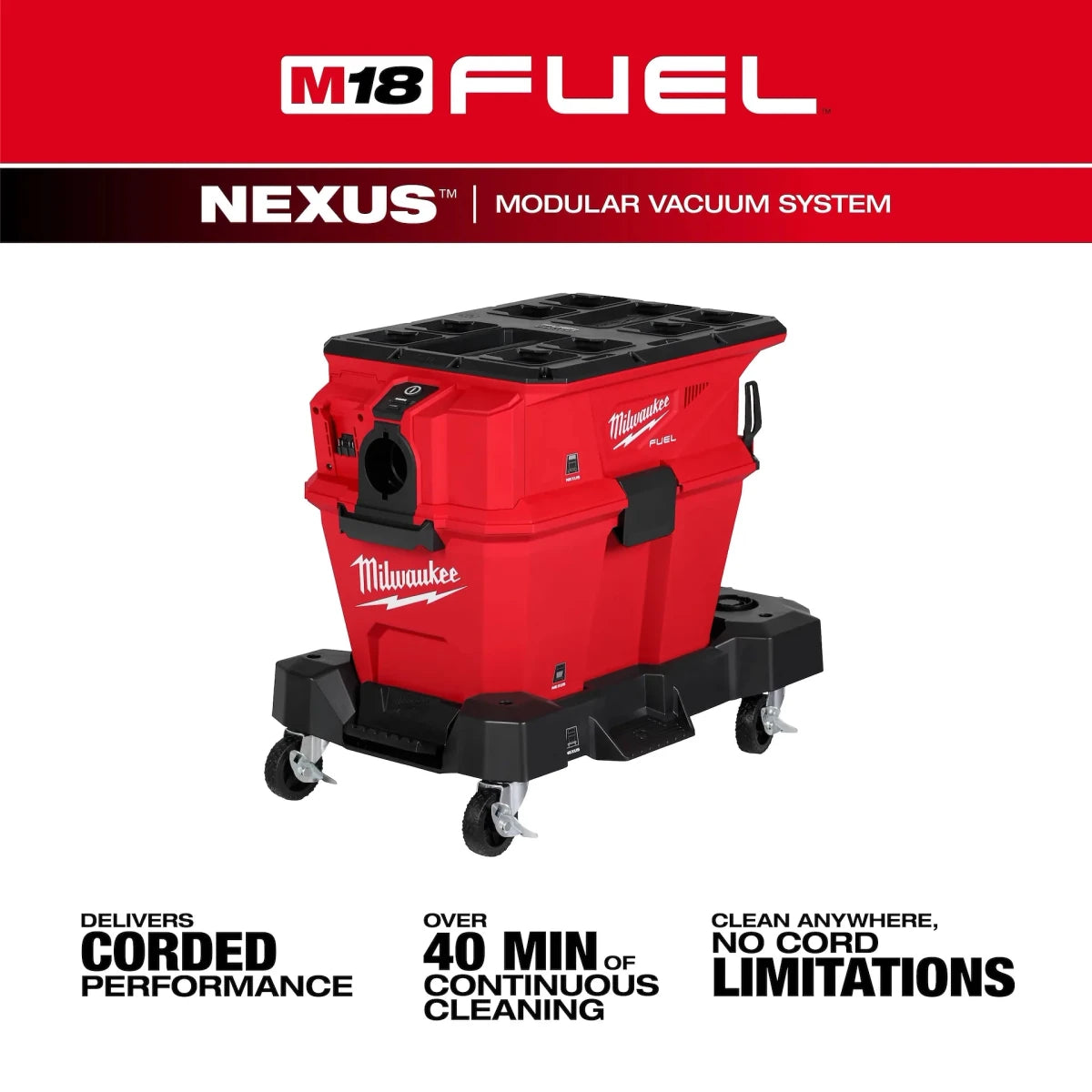 M18 FUEL™ NEXUS™ 6 Gallon Wet/Dry Vacuum w/ PACKOUT™ Compatibility & VACLINK™ - AAA Industrial Supply
