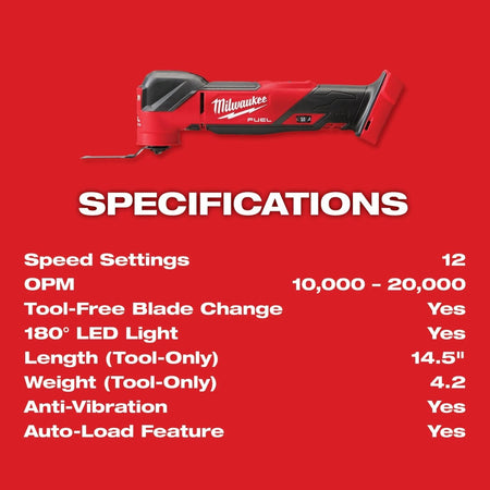 M18 FUEL™ Oscillating Multi - Tool - AAA Industrial Supply