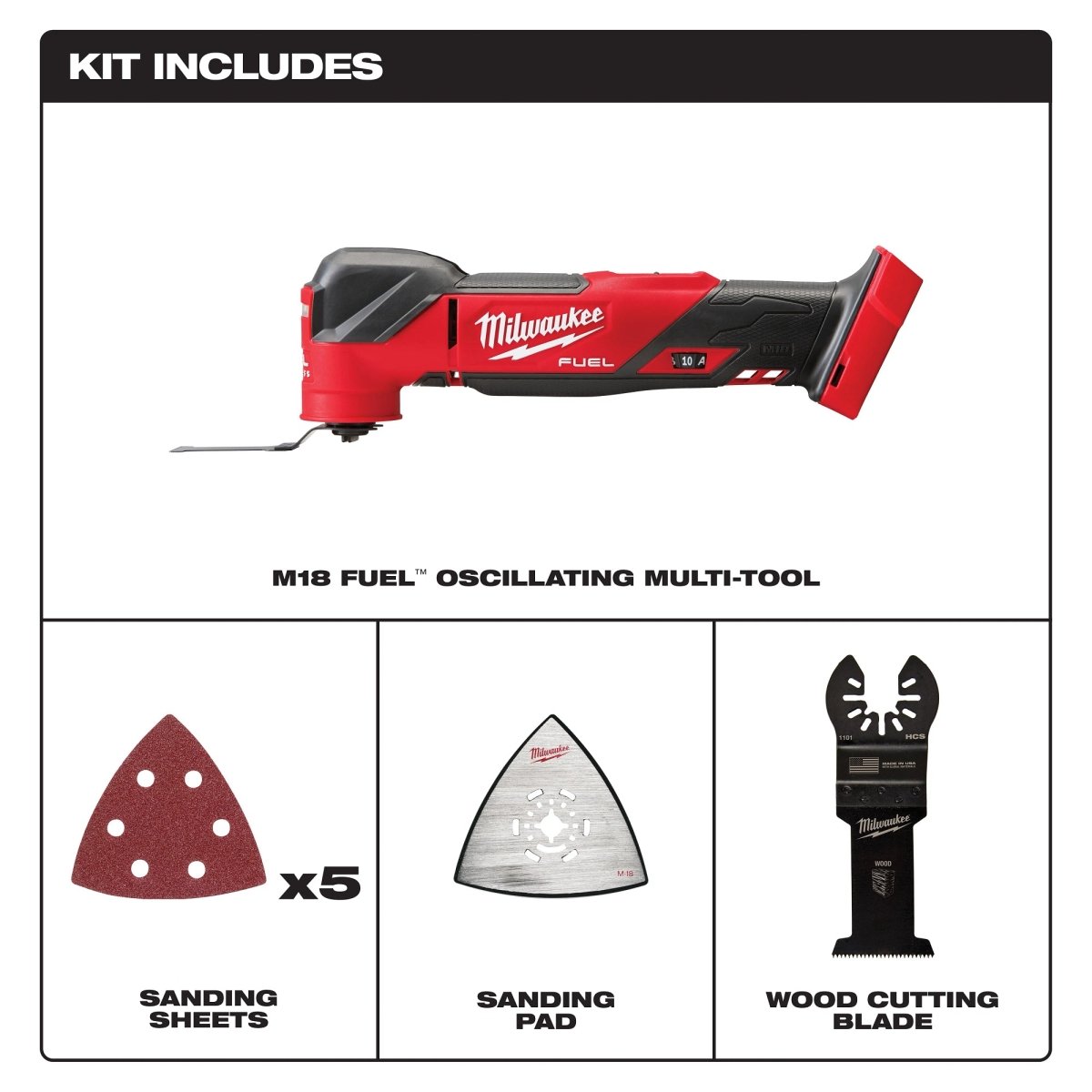 M18 FUEL™ Oscillating Multi - Tool - AAA Industrial Supply