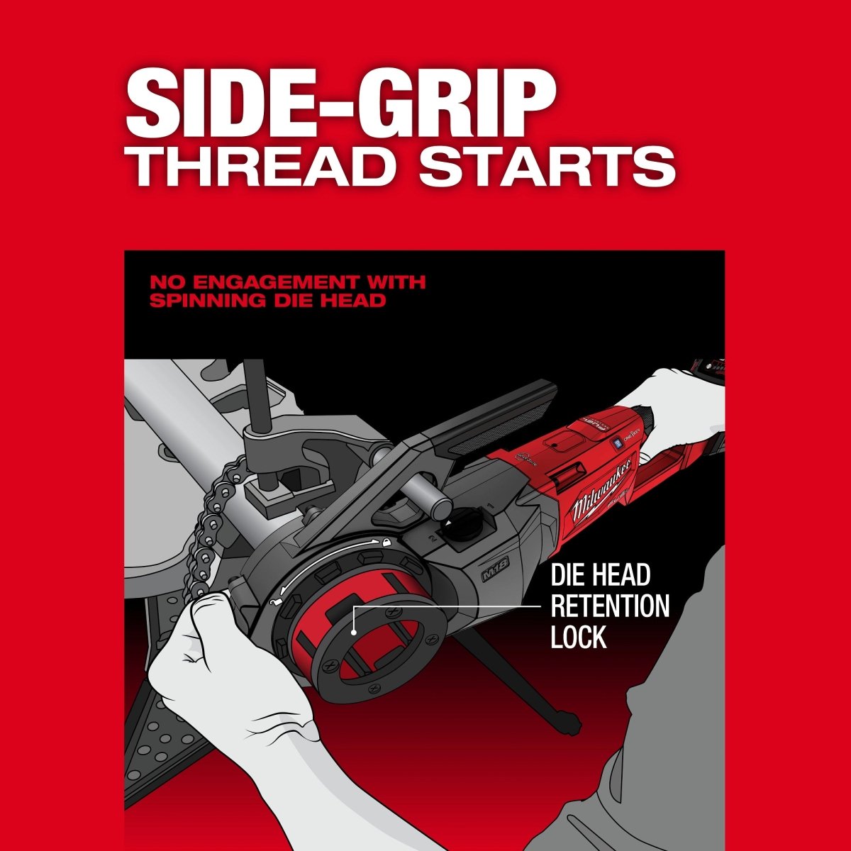 M18 FUEL™ Pipe Threader w/ ONE - KEY™ Kit - AAA Industrial Supply