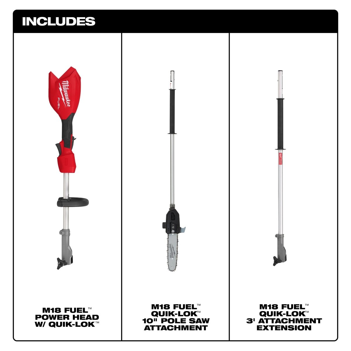M18 FUEL™ Pole Saw w/ QUIK - LOK™ - AAA Industrial Supply