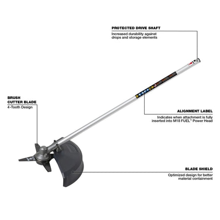M18 FUEL™ QUIK - LOK™ Brush Cutter Attachment - AAA Industrial Supply
