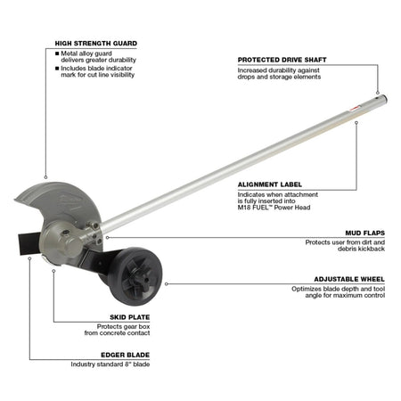 M18 FUEL™ QUIK - LOK™ Edger Attachment - AAA Industrial Supply