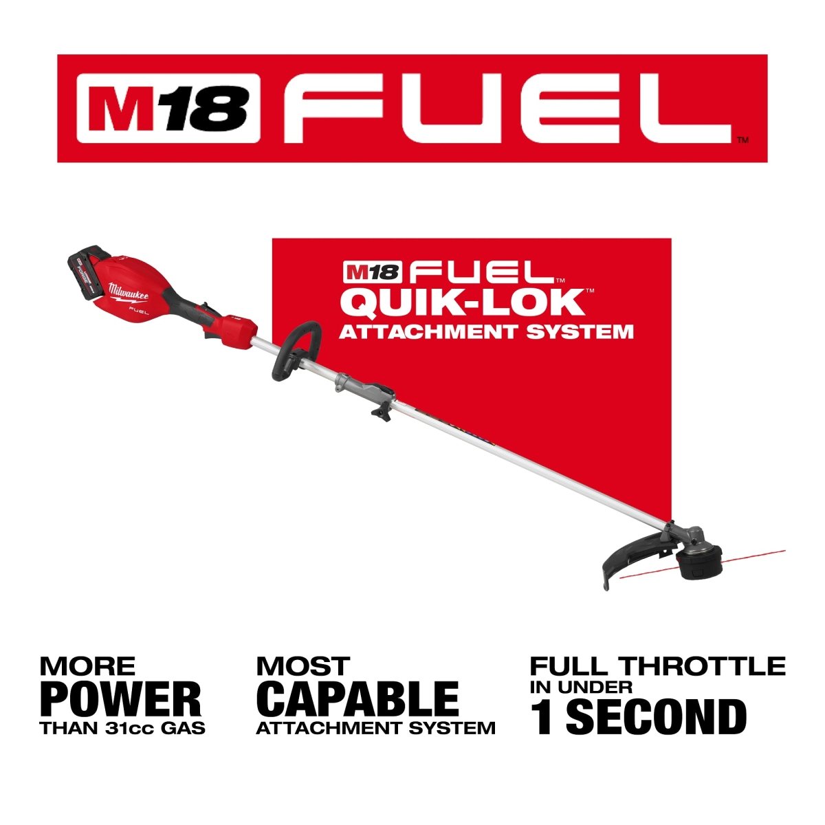 M18 FUEL™ String Trimmer w/ QUIK - LOK™ Kit - AAA Industrial Supply