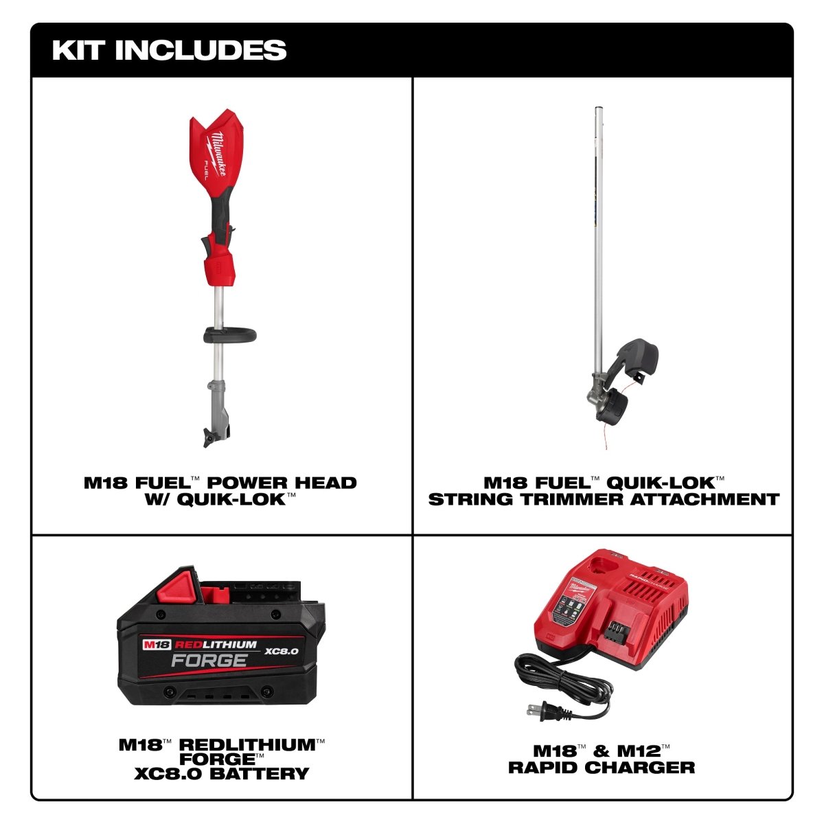 M18 FUEL™ String Trimmer w/ QUIK - LOK™ Kit - AAA Industrial Supply