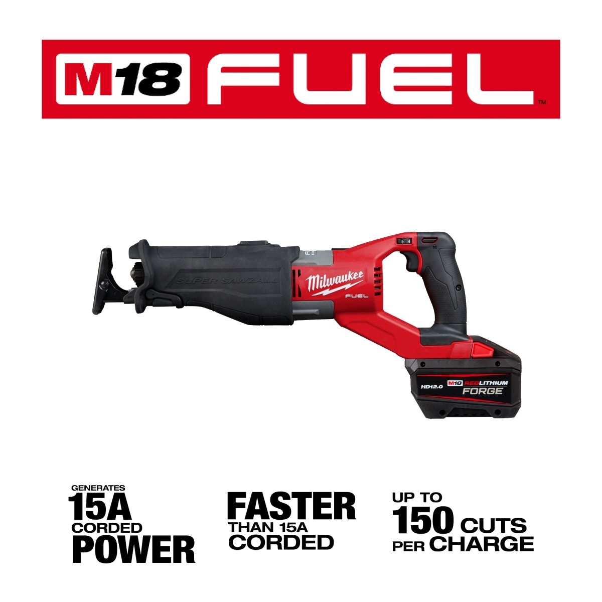 M18 FUEL™ SUPER SAWZALL® Reciprocating Saw Kit - AAA Industrial Supply