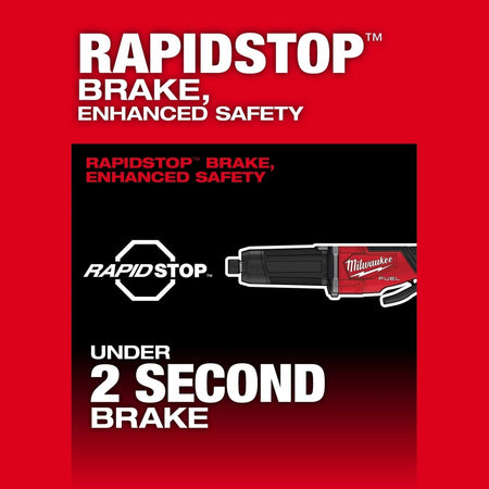 M18 FUEL™ Variable Speed, Braking Die Grinder, Paddle Switch w/ ONE - KEY™ - AAA Industrial Supply