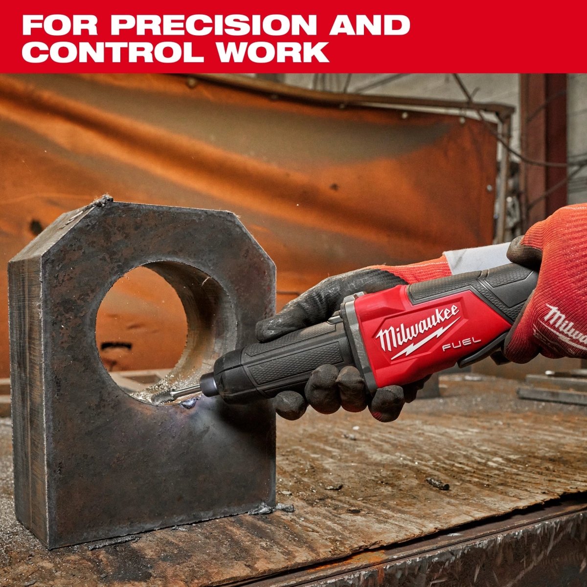 M18 FUEL™ Variable Speed, Braking Die Grinder, Paddle Switch w/ ONE - KEY™ - AAA Industrial Supply